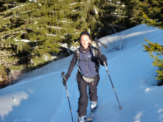 Mont Charvin 3.jpg - St�ph sortie de la for�t